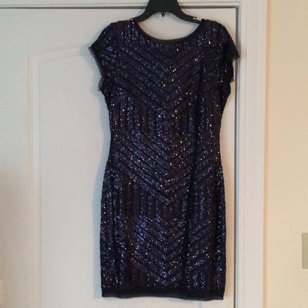 Sparkly navy dress size 10